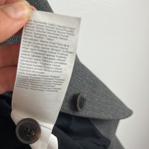 S Oliver Houndstooth German-Brand Cotton Blazer - Picture 6 of 7